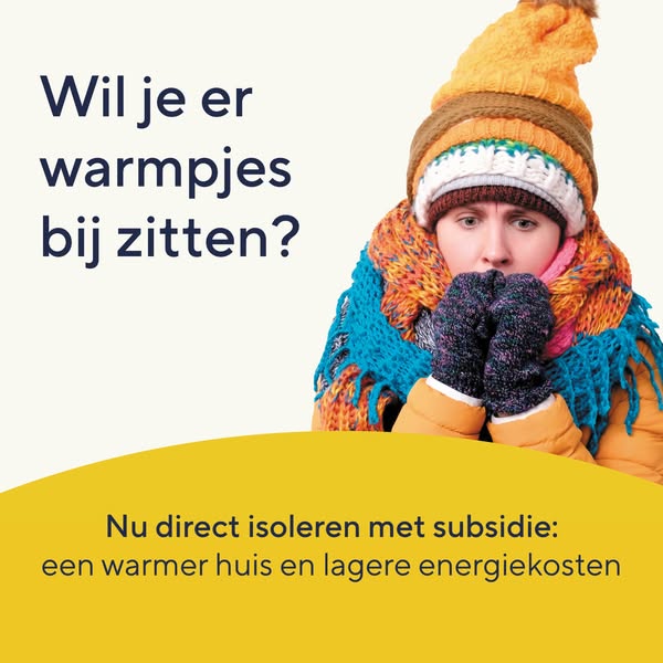 Groenbereik voorbeeld warmtejas isolatie subsidie