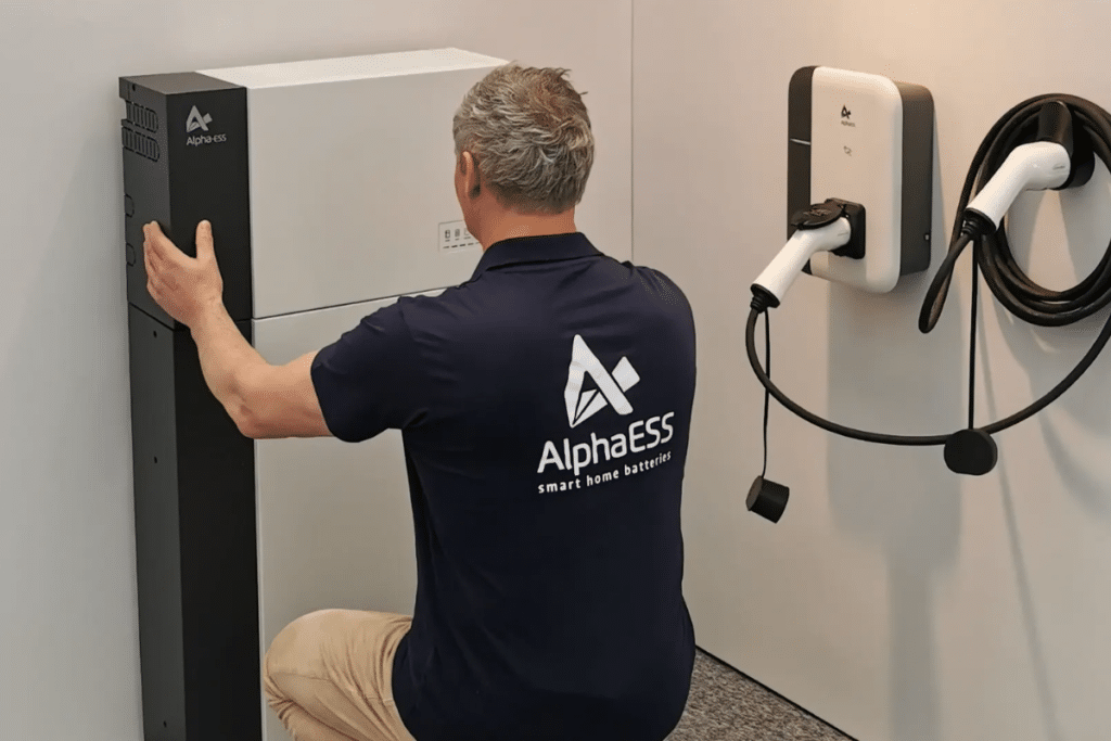 Installatie van de AlphaESS SMILE-G3 door een monteur